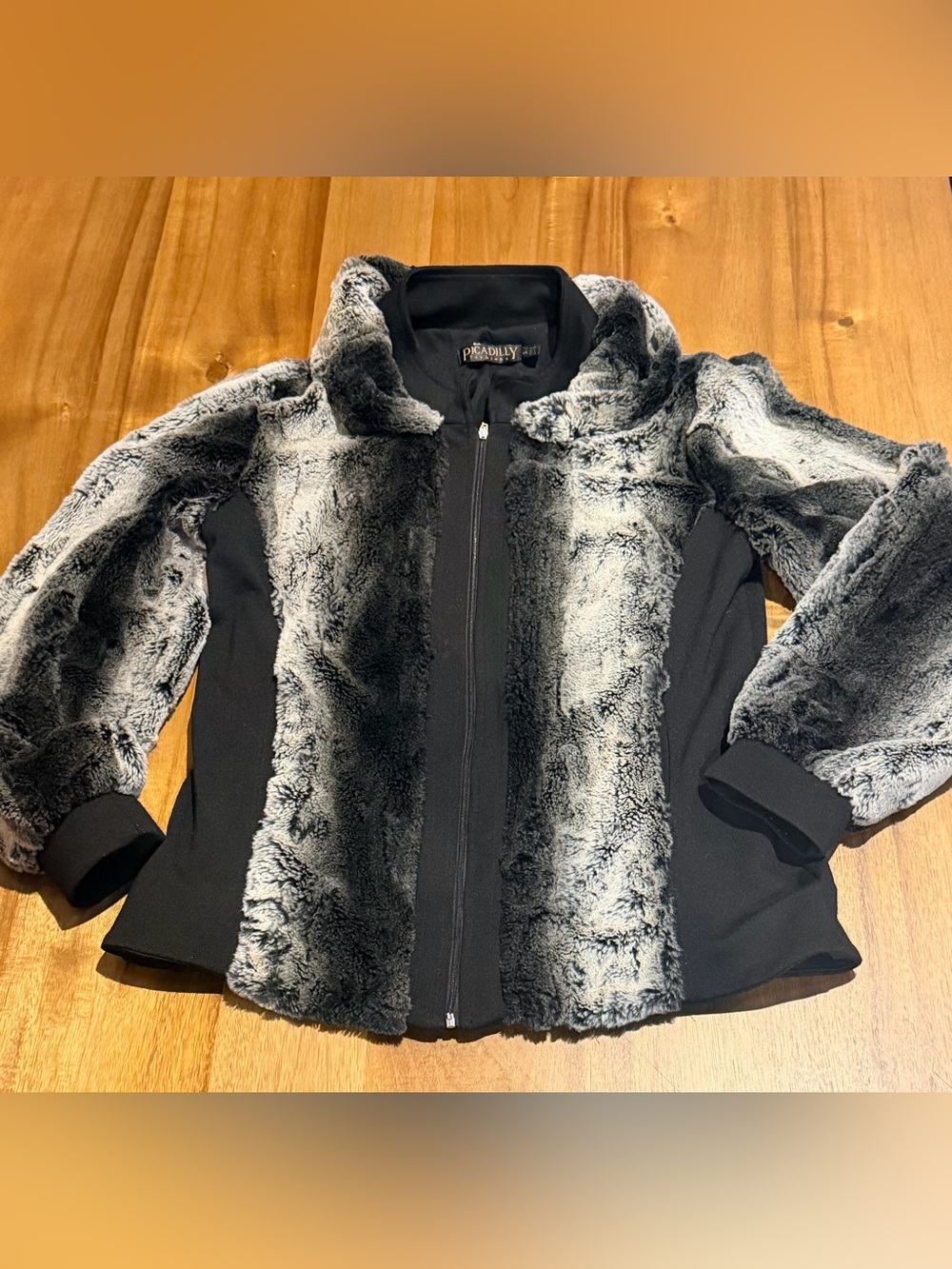 Picadilly Fashions Faux Fur Jacket Chinchilla Stripe Canada Women S